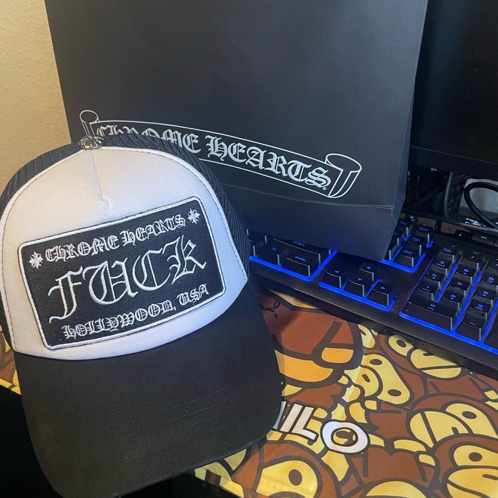 Authenticated chrome hearts f*** Hollywood hat